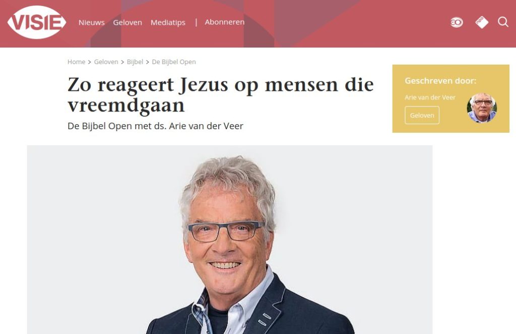 Zo reageert Jezus op mensen die vreemdgaan